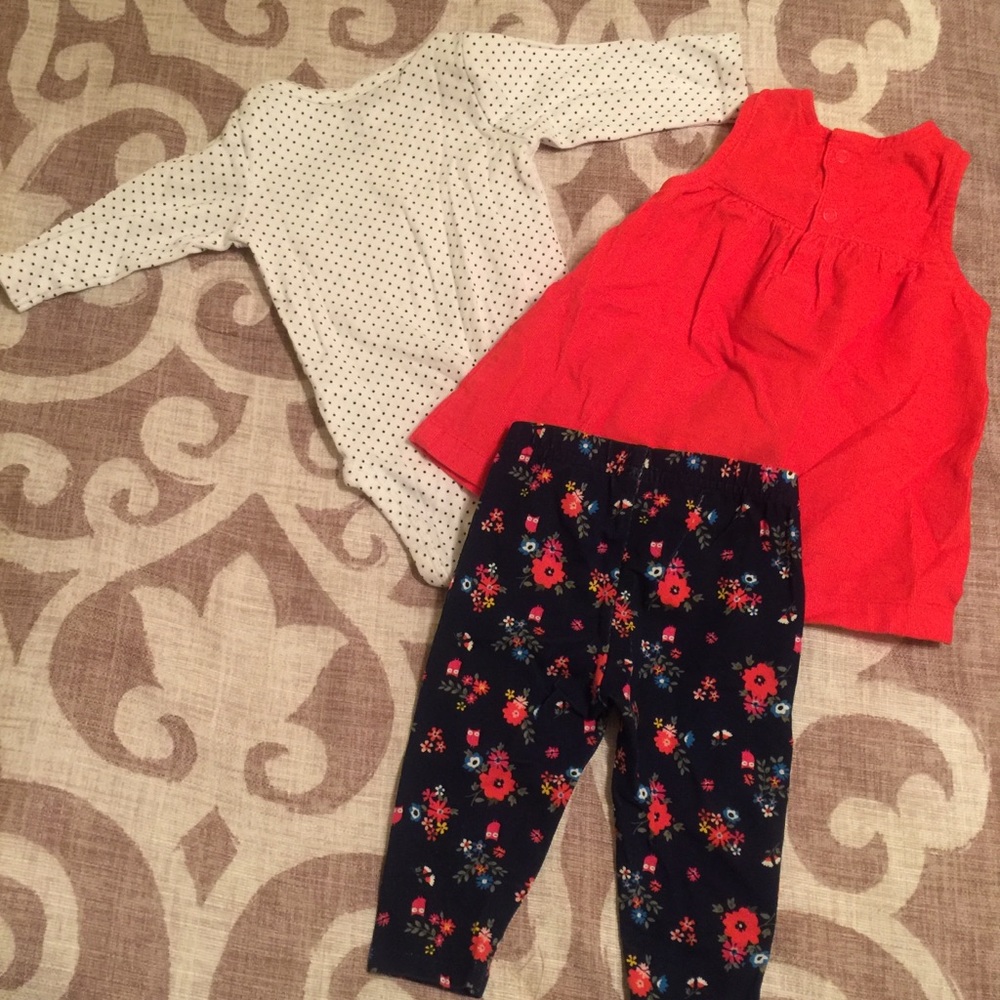 Carter’s Floral Matching Set - Picture 3 of 5